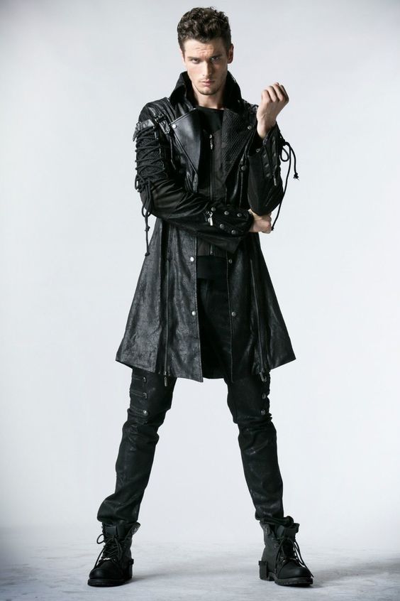 Mens goth outlet outfits